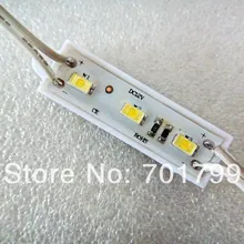 20 шт 5730 SMD СВЕТОДИОДНЫЙ модуль; высокая яркость; 1,2 Вт; IP65; DC12V; 120-150lm; Размер: 45 мм* 12 мм; пластиковый корпус