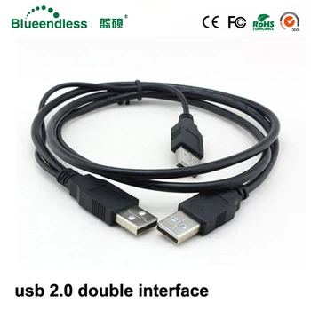 

1m usb 2.0 Data Cables 480Mbp/s usb cable male to male Data line double type A for Hard disk box and computer