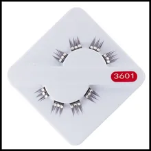 Керлинг 10 пар красивый крест длинные Накладные ресницы с белыми бриллиантами дизайн бренда дропшиппинг