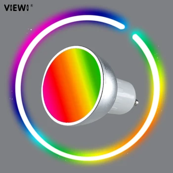 

smart wifi bulb E27 gu10 led dimmable spotlight 5W 65-265V Wake-Up Lights Compatible with Alexa and Google Assistant Dropship