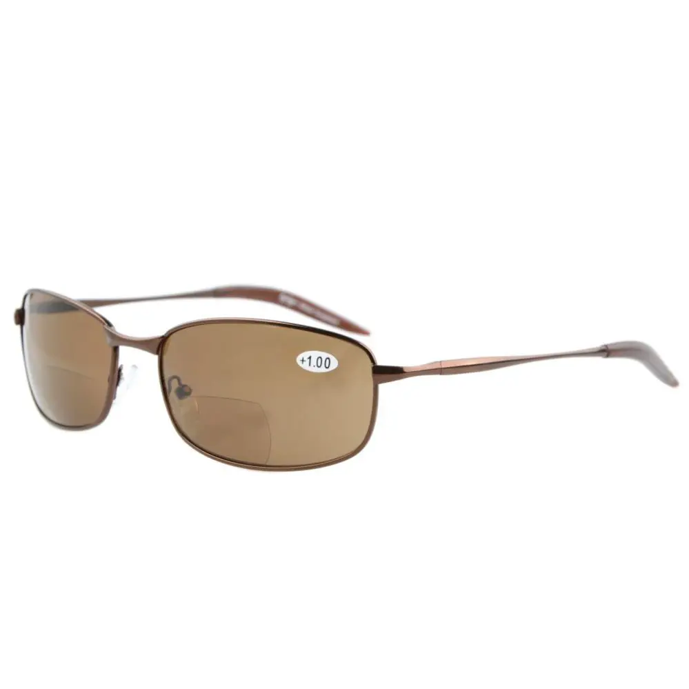 

S15006 Bifocal Eyekepper Metal Frame Outdoor Bifocal Sunglasses +1.0/+1.5/+2.0/+2.5/+3.0