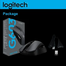 Оригинальная Беспроводная игровая мышь Logitich G603 LIGHTSPEED 12000 dpi, оптическая Bluetooth мышь для ПК, ноутбука, эргономичная официальная мышь