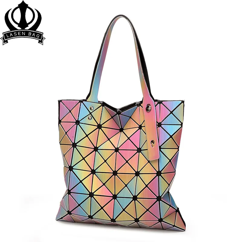 www.bagssaleusa.com : Buy Lasen Bag Bao Japanese Style 3D Stereo Rainbow Geometric Bag luxury ...