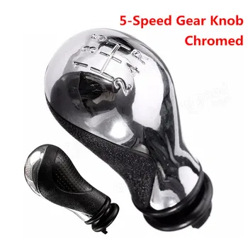 

Chromed 5 Speed MT Gear Shift Knob Lever Stick for Citroen C2 C3 C3 Pluriel C3 Picasso C4 C5 C8 Berlingo C-Quatre Gear Shifter