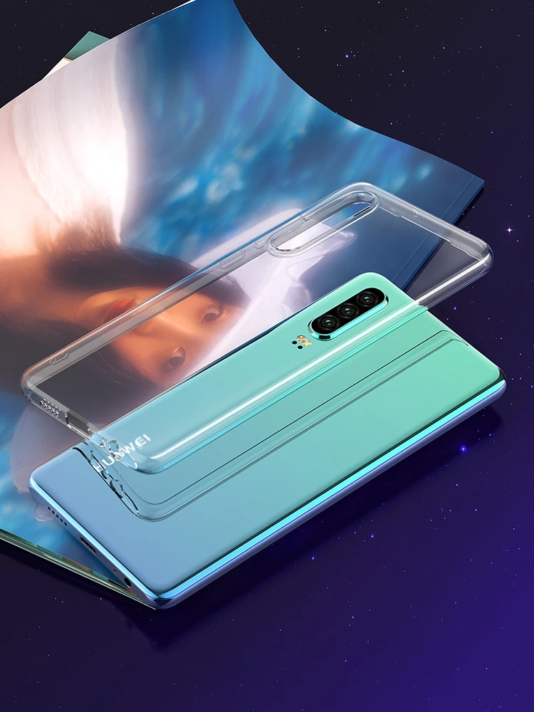 Прозрачный ТПУ чехол для huawei Honor 20 Pro Coque Мягкий силиконовый чехол для huawei P Smart Z P30 P20 Y6 Y7 Pro Y9 Prime задняя крышка