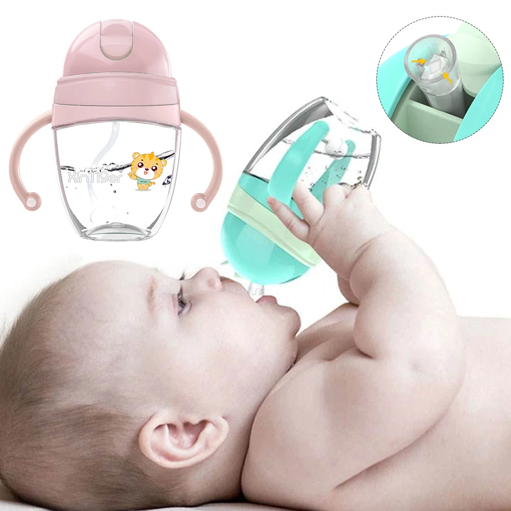 

320ML Kids Baby Water Bottle Children's Straw Cup Baby Portable Feeding Bottle With Straw Leak Proof Durable Water Cup