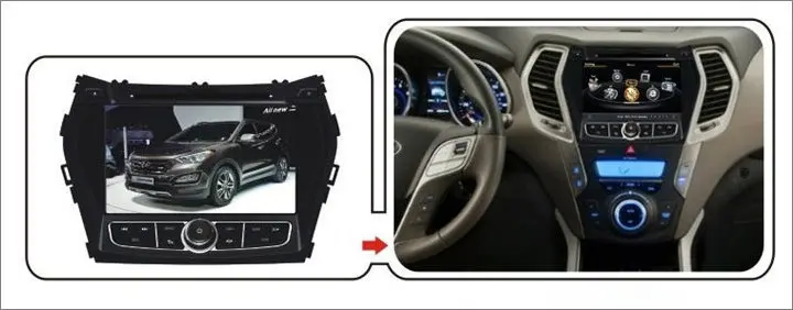 Clearance Liislee For Hyundai Santa Fe 2012~2013 Car DVD Player GPS Navi Navigation Radio Stereo CD TV iPod BT HD Screen Multimedia System 2