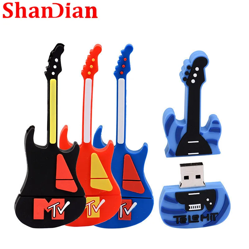 

SHANDIAN Musical Instruments Model Pen drive USB flash drive guitar Pendrive 4GB 8GB 16GB 32GB 64GB flash memory stick u disk