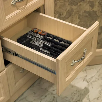 

Newly Battery Storage Case Organizer Tester Wall Mounted Drawer for Garage Office Home MK