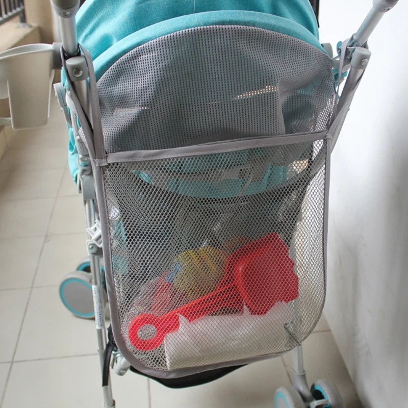 Детская сумка для хранения Прозрачная сетка коляска подвесной портативный органайзер для подгузников зонтик
