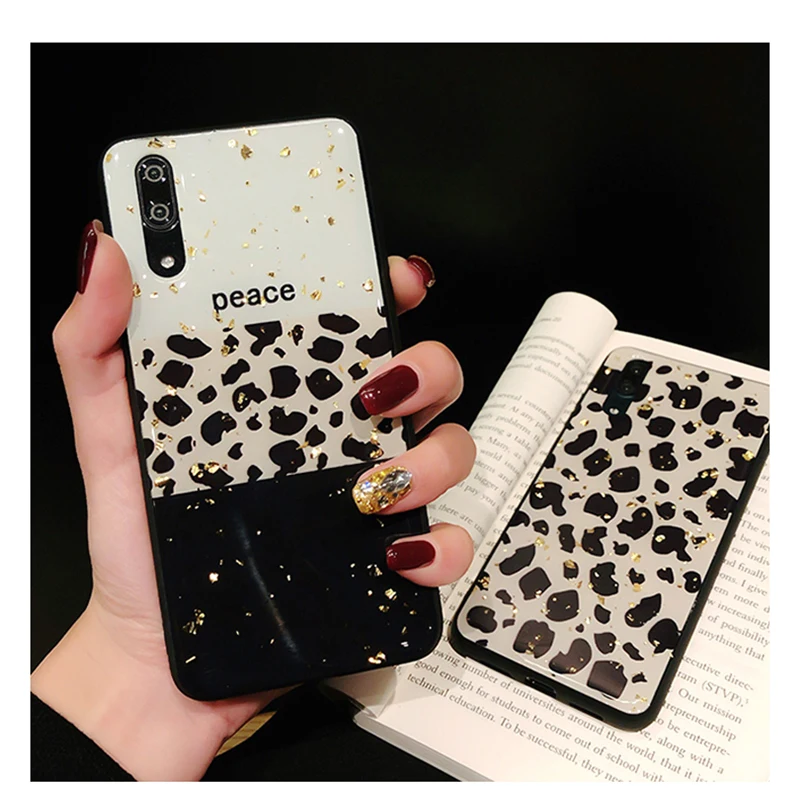 Золотой фольги телефон чехол для Huawei P10 P20 mate 20 lite Pro 20X Nova 3 3i 3E Honor 10 Lite 8X MAX