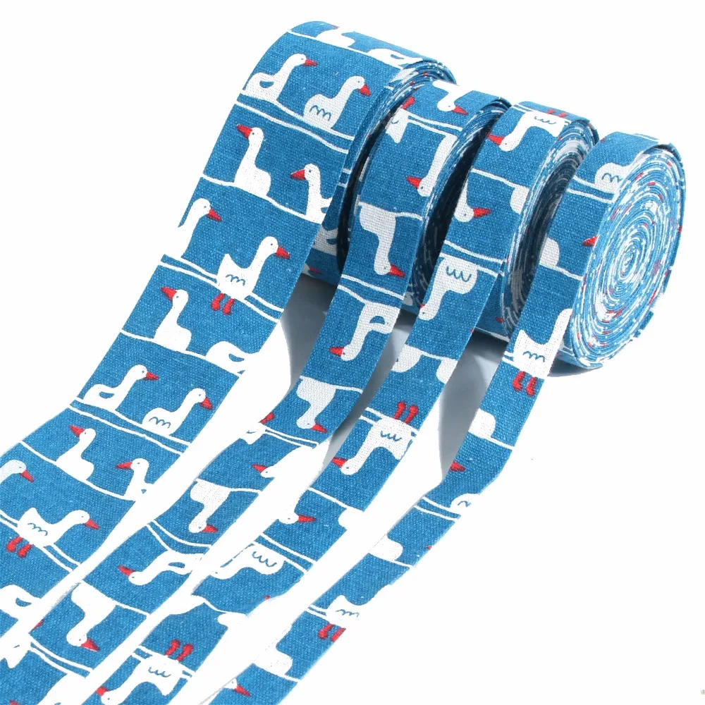 Zerzeemooy Nuovo 7/8 Inch 1 Inch 2 Inch 5 Yard/Rolls Anatroccolo Pieghevole In Tessuto Nastro Di Cotone Di Tela Collari Di Cane Di Bowknot Del Merlett