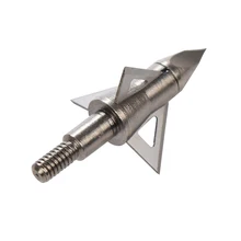 12X100 125 наконечники для стрел grain Broadheads 3 лезвия стальной наконечник стрелы для стрельбы из лука охоты на открытом воздухе