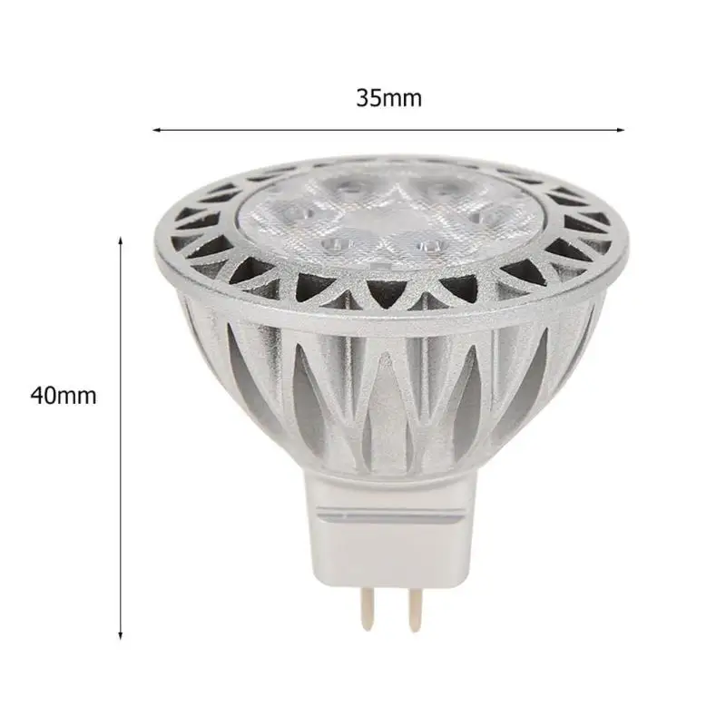 6 шт./компл. GU4/GU5.3 3 W/7 W 12 V Мини-Светодиодная лампа 4 светодиодный/6 светодиодный теплый свет лампы заменить галогенной лампы дома для помещений освещения