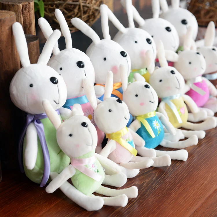 Cute rabbit plush doll cartoon hare stuffed animal bunny rabbit soft