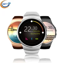 GFT KW18 Smart Uhr android bluetooth smartwatch sim mit herz rate monitor mtk2520c unterstützung 16G tf karte besser als dz09 gt08