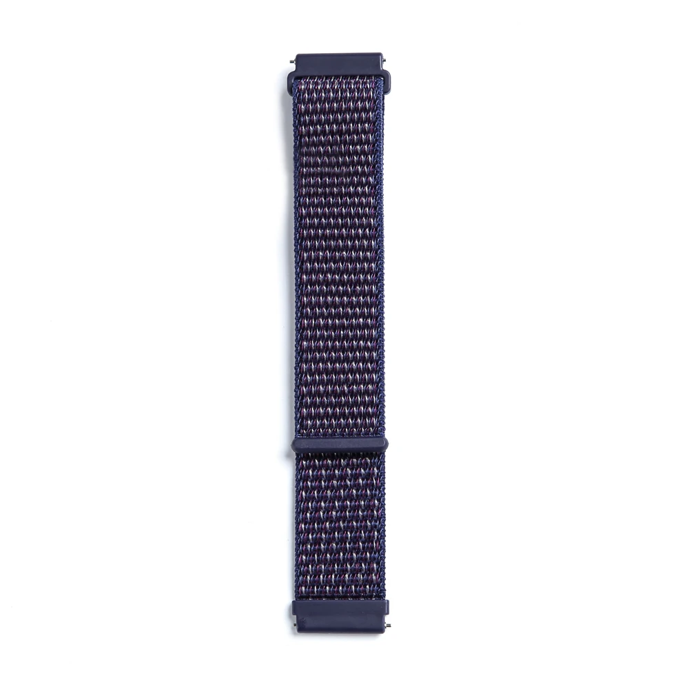 Ремешок 22 20 мм для samsung gear Sport S2 S3 Classic Frontier Watch Band Pebble Time steel Galaxy Watch 42 46mm Huami Amazfit Bip
