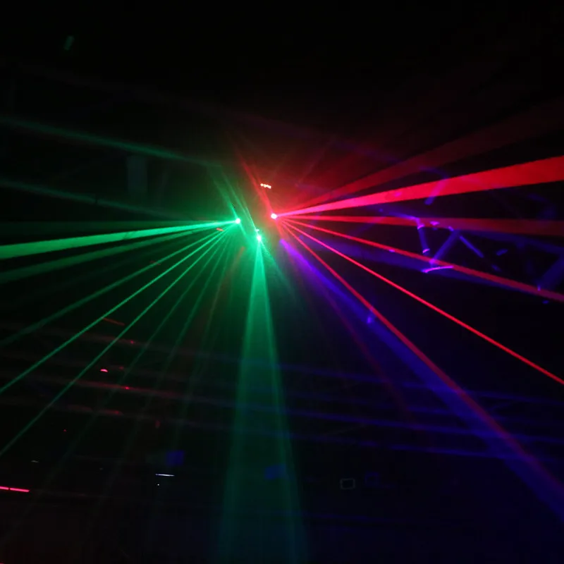 Sharelife 24 RGB лазерные Gobos + светодиодный луч белый стробоскоп Led Move Light DMX Bar Party Disco Show DJ