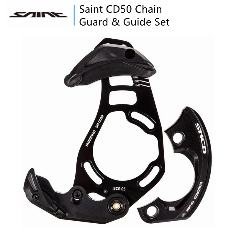 

Shimano Saint CD50 Chain Guard & Guide Set ISCG 05/ISCG 03 DH AM crankset tensioner Downhill Bash Guards Device Catcher 34-38T