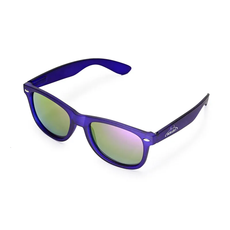 Walleva Кудо квадратный Красочные поляризованные солнцезащитные очки UV400 большой размер прозрачной оправе серии - Цвет линз: W16