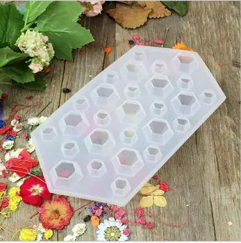 

TJP Transparent Diamond Silicone Mould Jewelry Making Mold Sugarcraft DIY resin molds for jewelry
