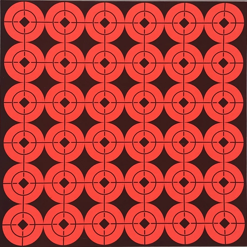 

Neon Red Target stickers Bullseye stickers Self adhesive stickers Stickers for shooting