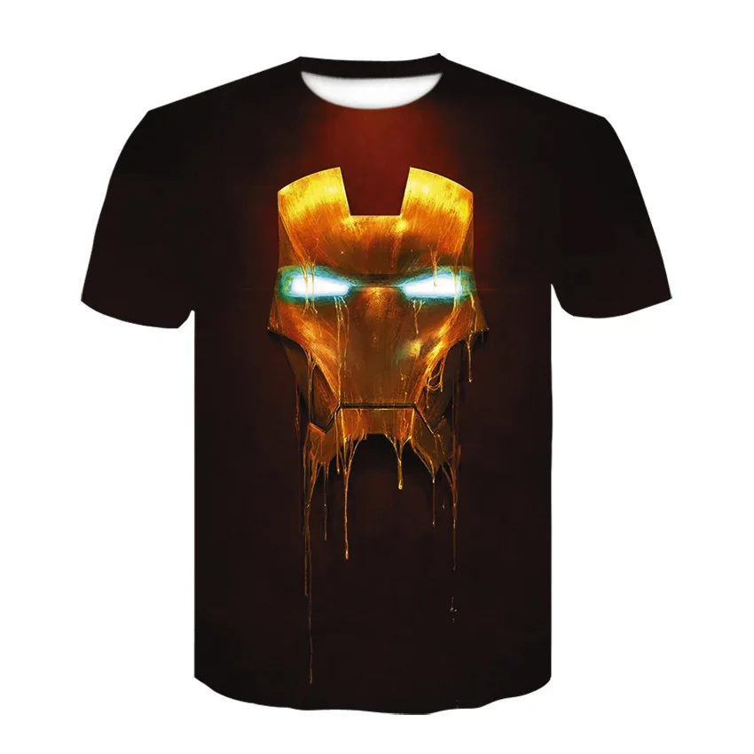 

Spring And Summer Green Light Steel Chivalrous 3d Number Printing Trend Men's Wear T Shirt Hot T-shirts Summer Top Casual Male