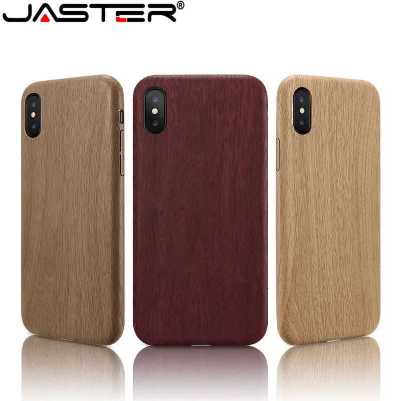 

JASTER Case For iPhone X 10 Cases For iPhone 6 7 8 plus Cover Leather PU Wood Business Phone Case For iPhone 5 5s SE XS Max XR