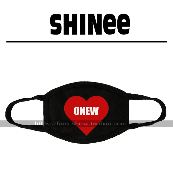 Маска с логотипом SHINee KEY TAEMIN JONGHYUN MINHO ONEW для всех|mask|mask mask |