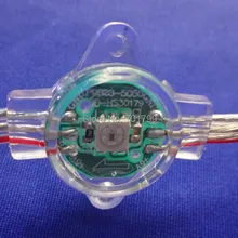 DC5V WS2812(6pin) полноцветный светодиодный светильник;. 16,8 мм диаметр, IP66; один 5050 RGB светодиодный с WS2811 чипсетом встроенный как один пиксель