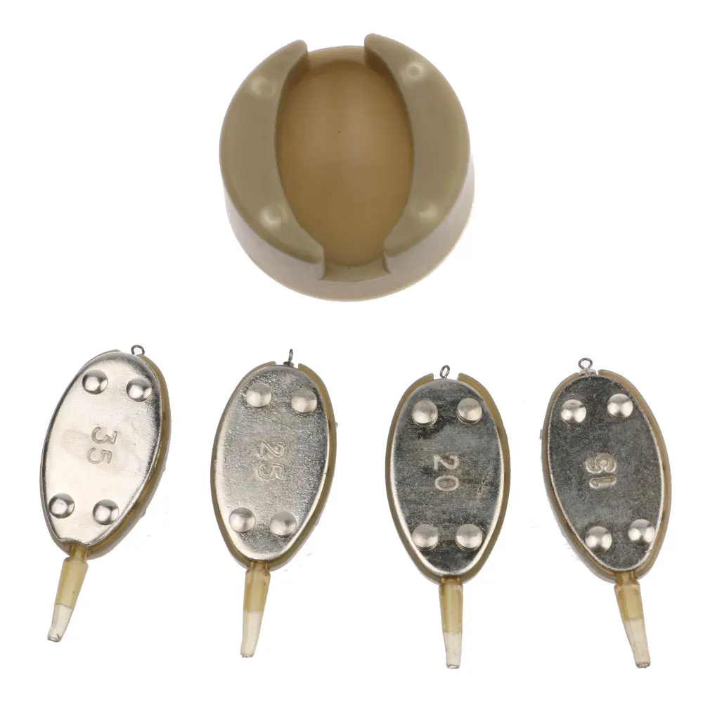 Fishing Inline Flat Method Feeder 15g 20g 25g 35g 30g 40g 50g