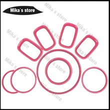 Интерьер украшения центральной консоли приборная панель для mini cooper F60 Автомобильный Стайлинг набор круг крышка стикер(9 шт