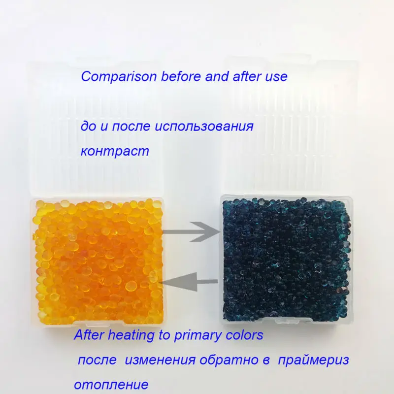 Silica Gel Orange Blue White Silica Gel Moisture Absorb er Silica Gel Absorbent Desiccant Box Color Changing Indicating (9)