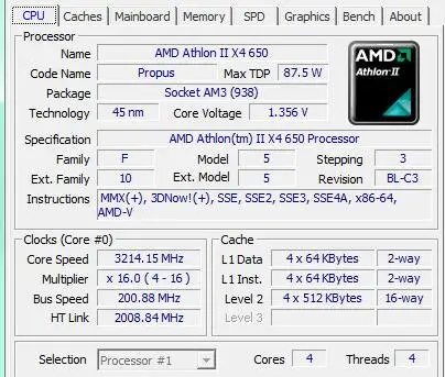 AMD Athlon II X4 650 3,2 ГГц четырехъядерный процессор Процессор процессор X4-650 ADX650WFK42GM гнездо AM3 продавать X4 630/X4 635/X4 640/X4 645