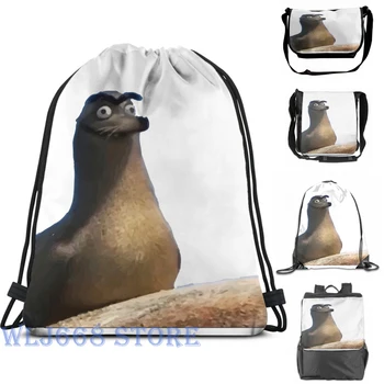 

Funny graphic print shoulder Bags women Gerald Finding Dory Single shoulder backpack travel for men Gym Bag
