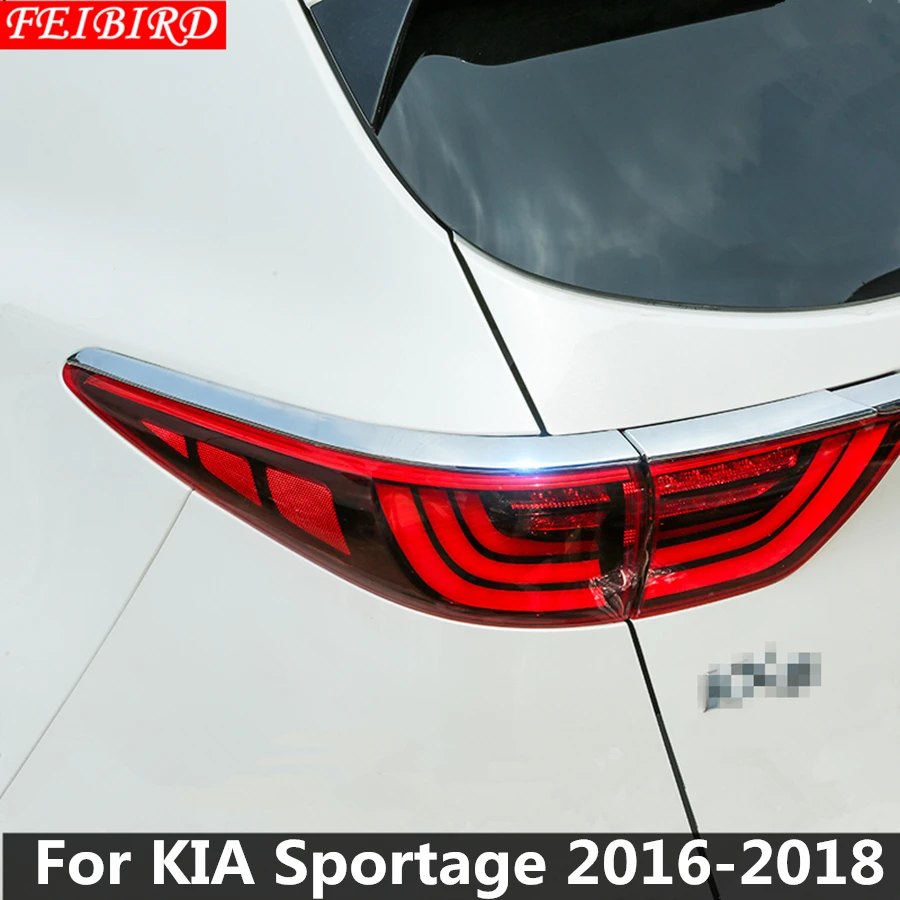 Задний фонарь хромированный ABS 4 шт./компл. для KIA Sportage 2016 2017 2018|Хромирование| |