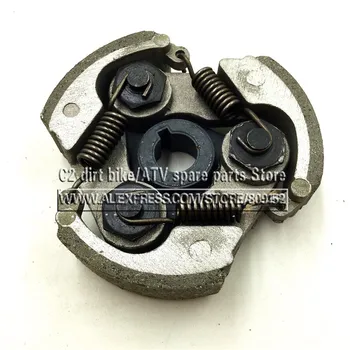 

2 Stroke Aluminum Complete clutch pads springs for 47cc 49cc gas minimoto pocket bike mini dirt bike crosser quad atv motorcycle