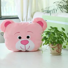 1 pcs Cute Animal Bear Pillow Children Lovely Top Quality Bolster As Gift 20cm Neck and Back Pillow Travel Bear Pillow
