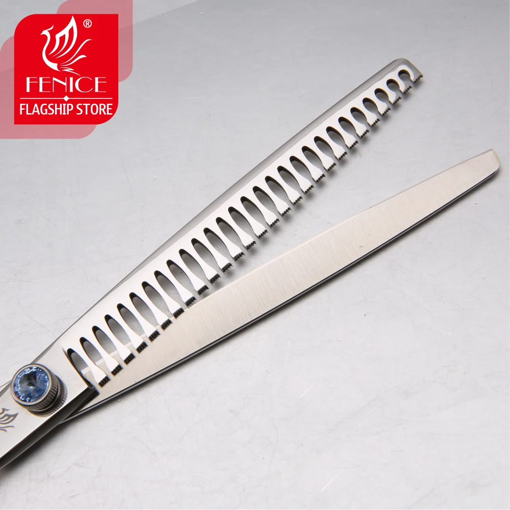 Ножницы для груминга домашних питомцев Fenice JP440c 7 дюймов 8 80%|dog grooming scissors|grooming