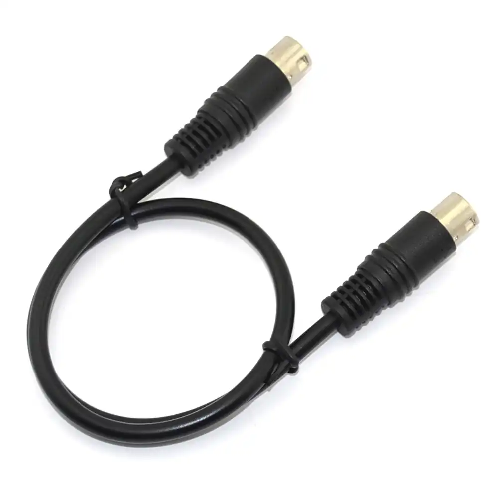 Mini Din 9 Pin To 9 Pin Av Cable Converter For Sega Md Mega Drive Genesis 2 To 2 Generation Aliexpress