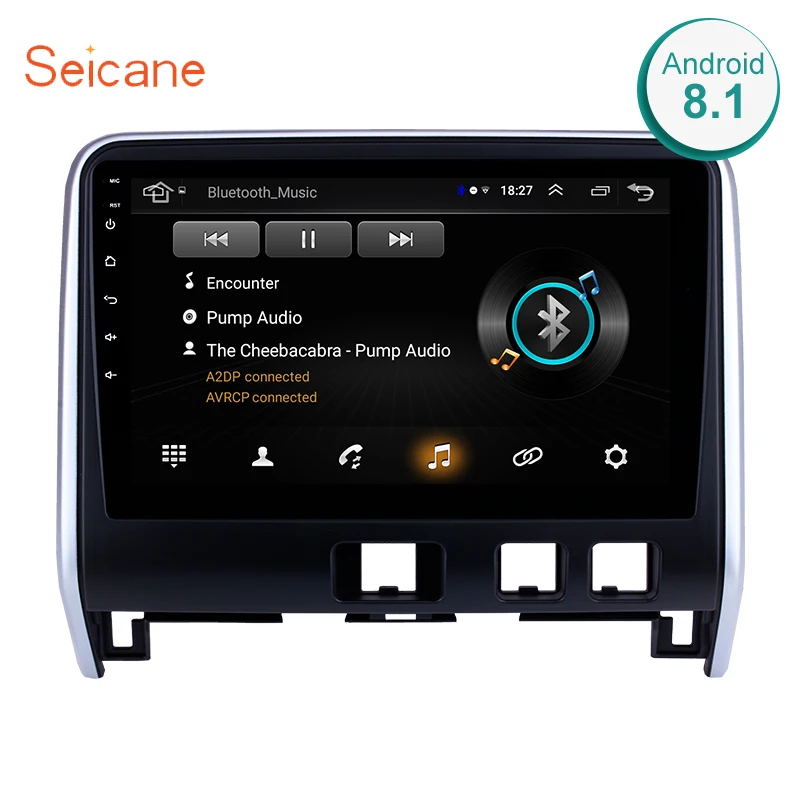 Автомобильный радиоприемник Seicane Android 8 1 10 дюйма Wi Fi GPS стерео для 2016 2018 Nissan Серена