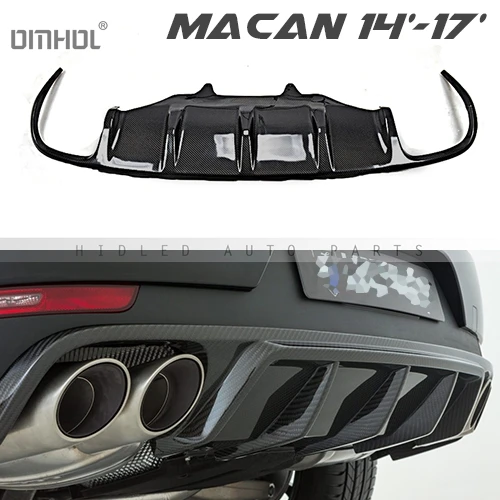 Carbon Fiber Rear Diffuser For Porsche Macan 14'-17' Car Styling Body Kit Tuning