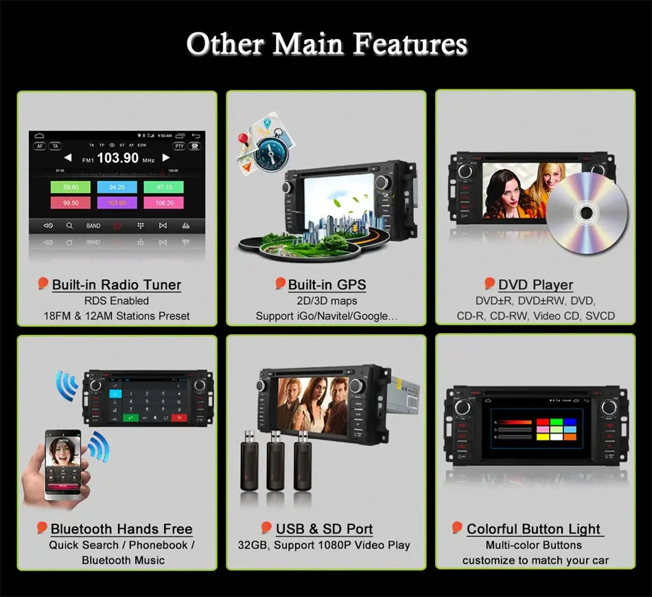 Perfect Ownice C500 Android 6.0 Octa Core car dvd player for Jeep grand wrangler 2015 patriot compass journey gps navi radio 4G LTE SIM 11