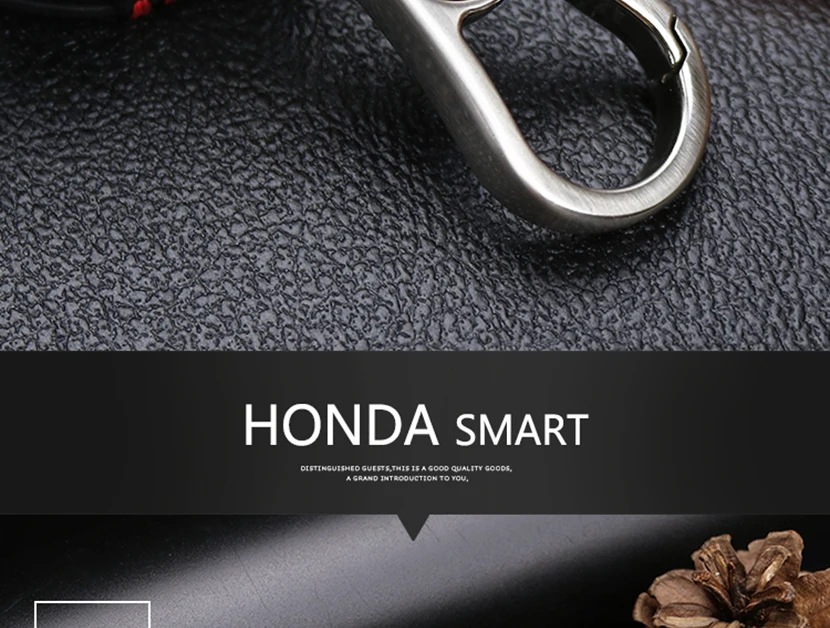 Чехол из натуральной кожи для автомобильного ключа для Honda hr-v Crv подходит для Civic Freed Insight Accord Pcx 125 Stream Forza брелок для стайлинга