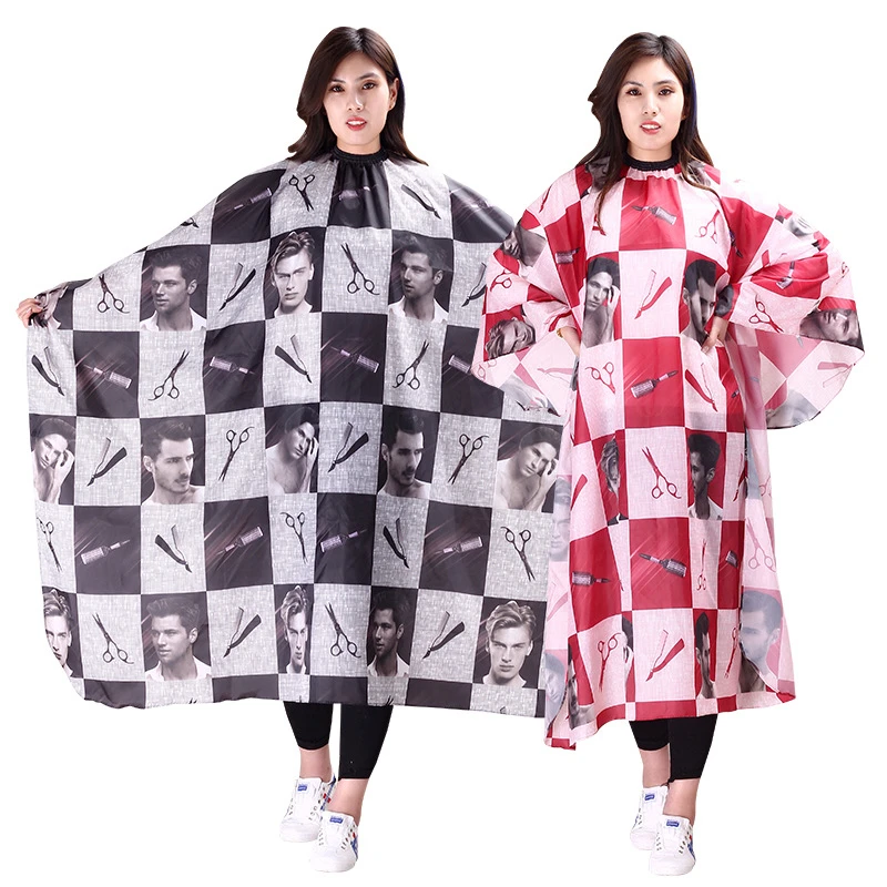 

Hair Styling Design Supplies Salon Barber Gown Major Haircut Aprons Customer Wear Chef Cook Restaurant Barber Beauty Salon Shop