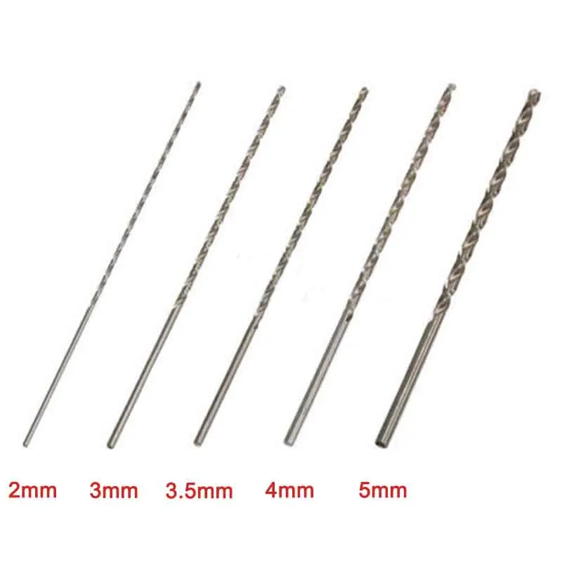 2-5mm New 160mm Diameter Extra Long HSS Straigth Shank Auger Twist Drill Bit Set