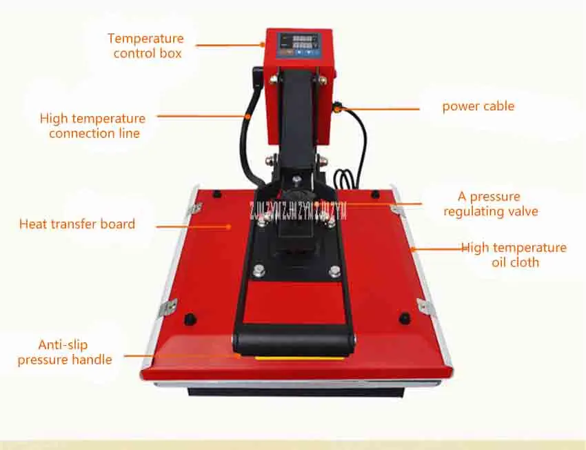 CUYI-G3838 плоский термопресс высокого давления 38*38 термопереводная машина футболка горячего тиснения пресс железная сверлильная машина