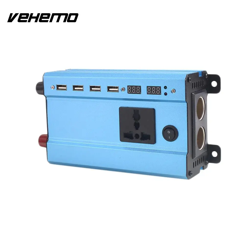 

DC12V To AC220V 4USB Converter Solar Power Inverter Charger Car Inverter Automobile Cigarette Lighter High Performance