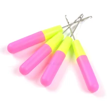 12 шт. резиновый игольчатый крючок для вязания волос крючок для вязания крючок для парик с косами инструменты для изготовления