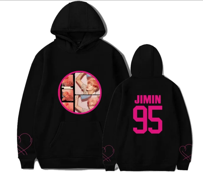 

2019 NEW NEW print sweatshirt K-pop Female Fans Clothes MAP OF THE SOUL style hoodie sweatshirt Women's Clothing